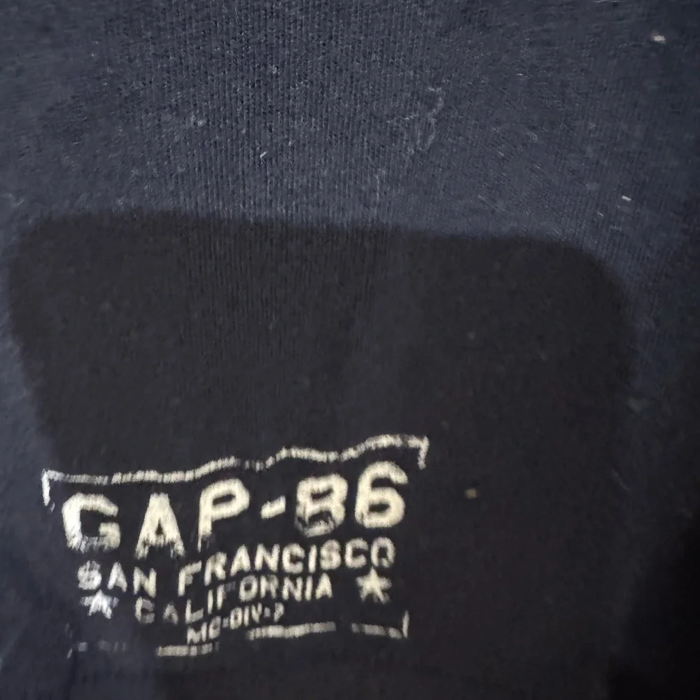 GAP Blue Long Sleeve Tee Casual Crew Neck